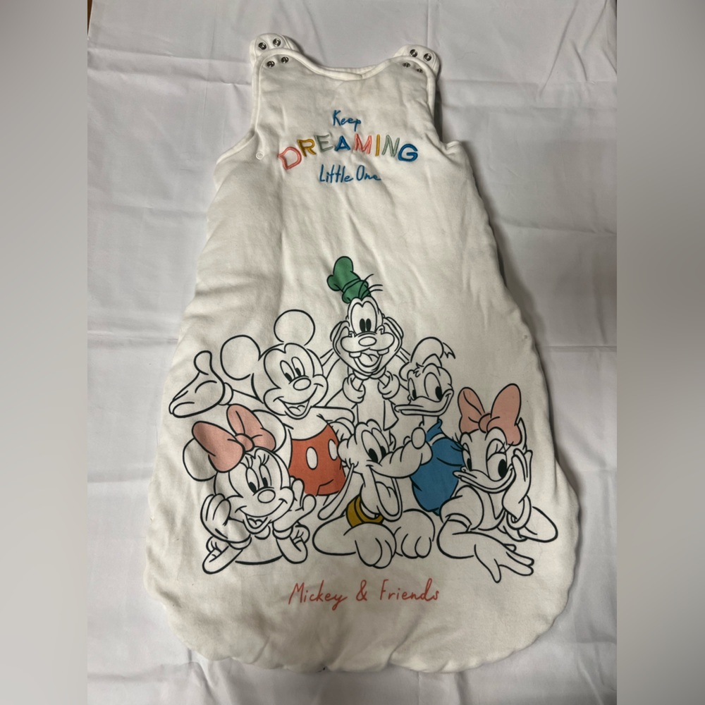 Disney Mickey & Friends infant sleep sack.